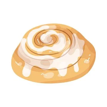 Illustration of cinnamon roll Stock Illustration