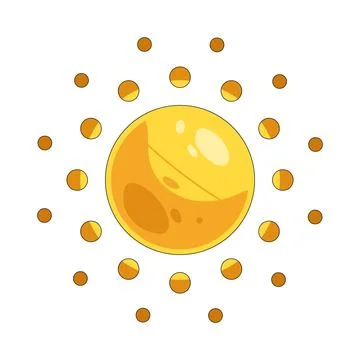 Illustration of circle Stock Illustration