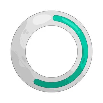 Illustration of circular loading Stock Illustration