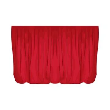 Illustration of circus curtain Stock Illustration