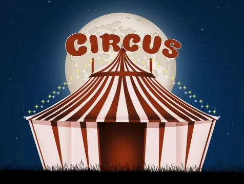Illustration of circus Stock Illustration