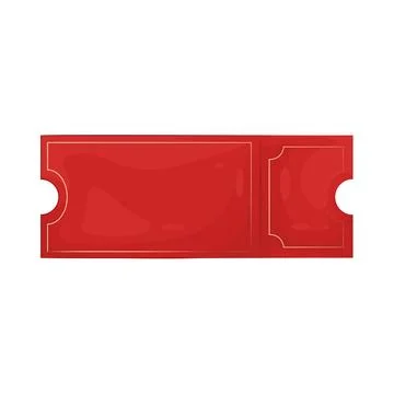 Illustration of circus ticket 스톡 일러스트