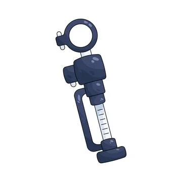 Illustration of clamp 스톡 일러스트