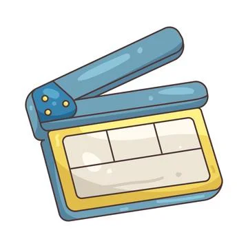 Illustration of clapperboard Иллюстрация