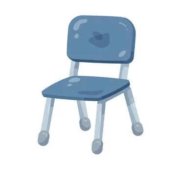 Illustration of classroom chair Ilustración de archivo