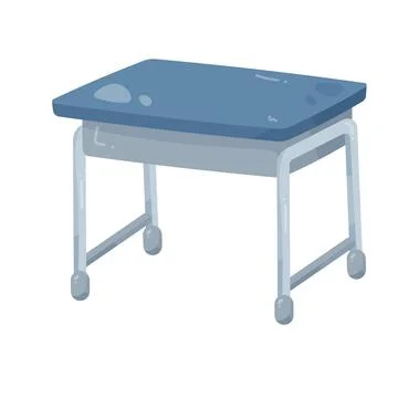 Illustration of classroom desk Stock Illustration