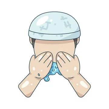 Illustration of Clean face Stock Illustration