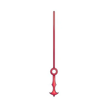 Illustration of clock hand Stock Illustration