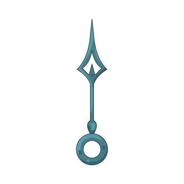 Illustration of clock hand Stock Illustration