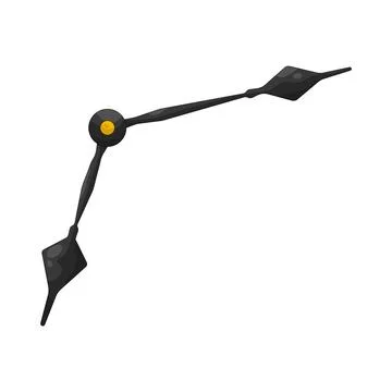 Illustration of clock hand Stock Illustration