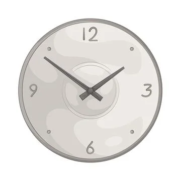 Illustration of clock 스톡 일러스트