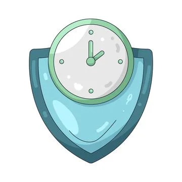 Illustration of clock Stock Illustration