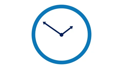 Illustration of a clock spinning	 Stock Footage 326705531