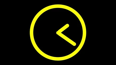 Illustration of a clock spinning	 Stock Footage 326705532