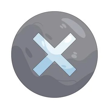 Illustration of close button Stock Illustration