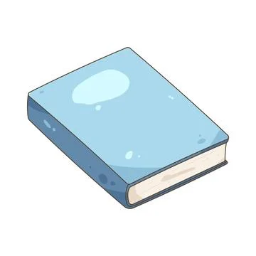Illustration of closed book 스톡 일러스트