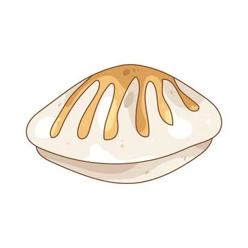 Illustration of closed shell Illustrazione stock