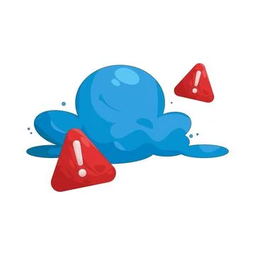 Illustration of Cloud alert イラスト素材