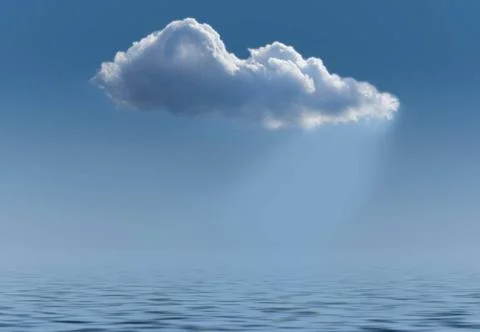 Illustration of cloud computing web services architecture Concept image fo... Stock Photos