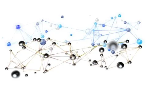 Illustration of cloud computing on a white background Illustrazione stock