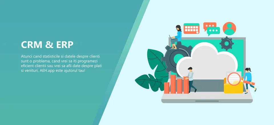 Illustration of cloud data storage Suitable for landing page, flyers, Infogra Stock Illustration