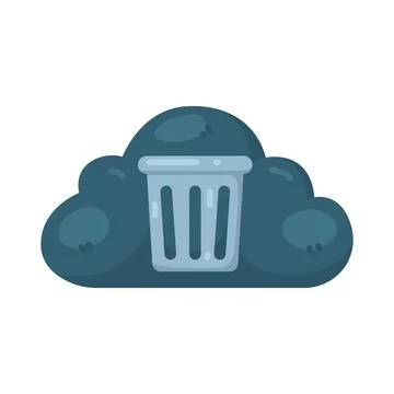 Illustration of Cloud delete 스톡 일러스트