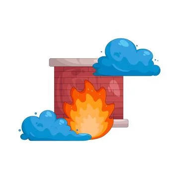 Illustration of Cloud firewall 스톡 일러스트