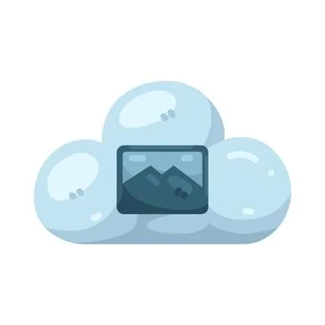 Illustration of cloud gallery Stock Illustration