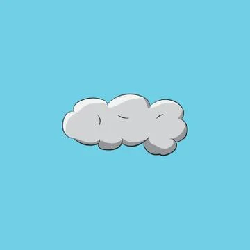 Illustration of cloud Stock Illustration