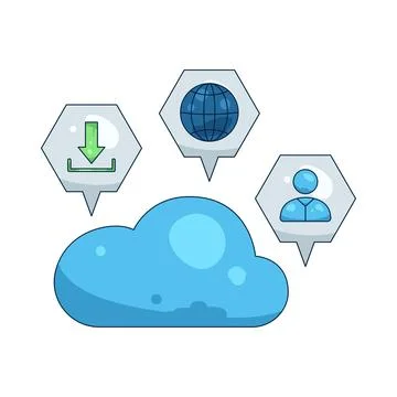 Illustration of cloud イラスト素材