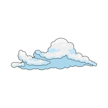 Illustration of cloud Stock Illustration