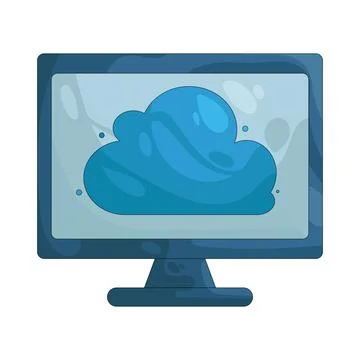 Illustration of Cloud 스톡 일러스트