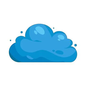 Illustration of Cloud Illustrazione stock