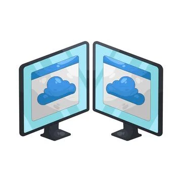 Illustration of cloud 库存插图