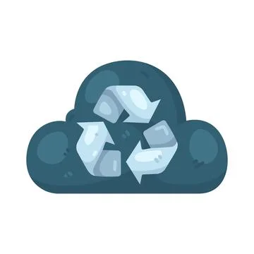 Illustration of Cloud recycle Stock Illustration
