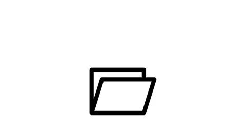 Illustration of a cloud storage icon with a file symbol, representing data .. 動画素材 334834280