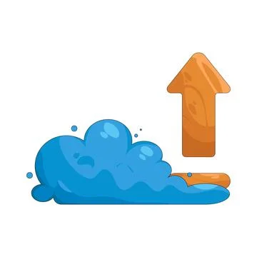 Illustration of Cloud upload イラスト素材