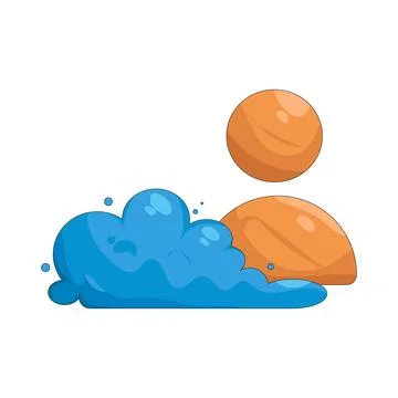 Illustration of Cloud user Stockillustratie