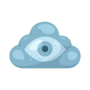 Illustration of Cloud vision Stock Illustration