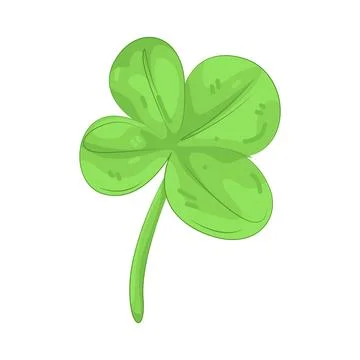 Illustration of clover leaf Stock Illustration