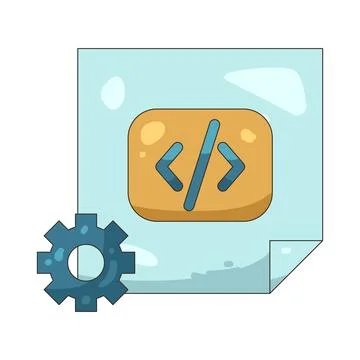 Illustration of Code Stock-Illustration