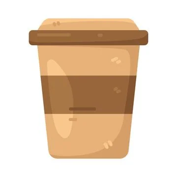 Illustration of coffee cup Ilustración de archivo