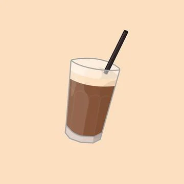 Illustration of a coffee drink Stock Illustration