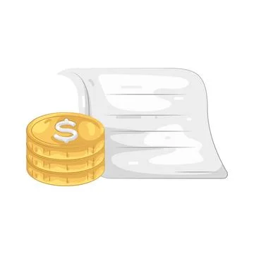 Illustration of Coin Illustrazione stock