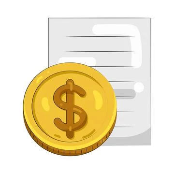 Illustration of coin Stock-Illustration