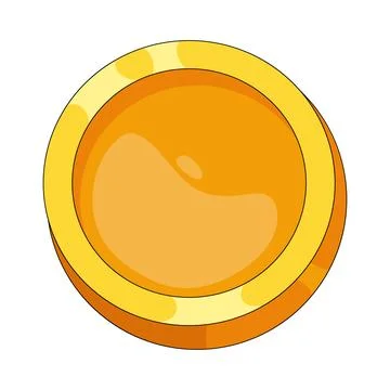 Illustration of coin Stock Illustration