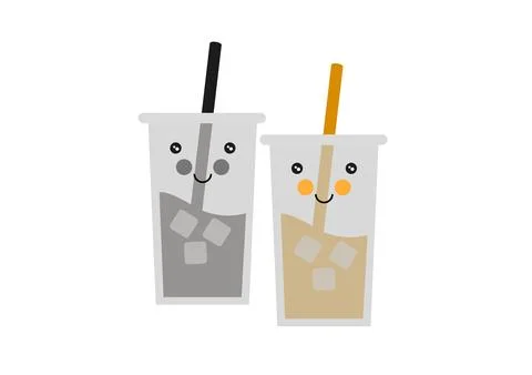 Illustration of cold coffee Stock Illustration