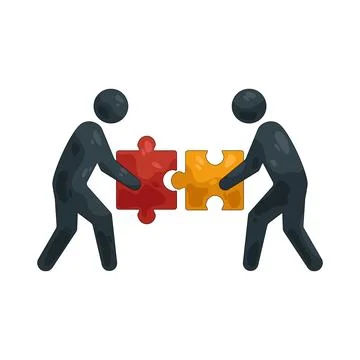 Illustration of Collaboration Stock Illustration