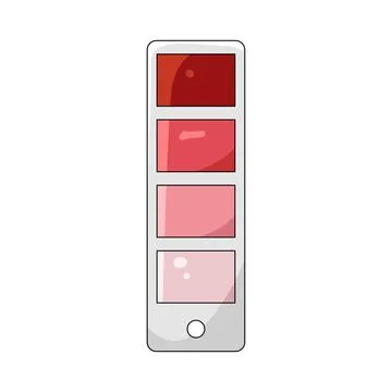 Illustration of color swatch palette Stock Illustration