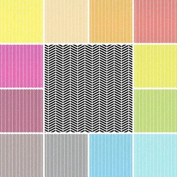 Illustration of a colorful background designed in a unique pattern Stock Illustration